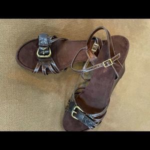 Aerosoles Sandals, Brown, Size 10